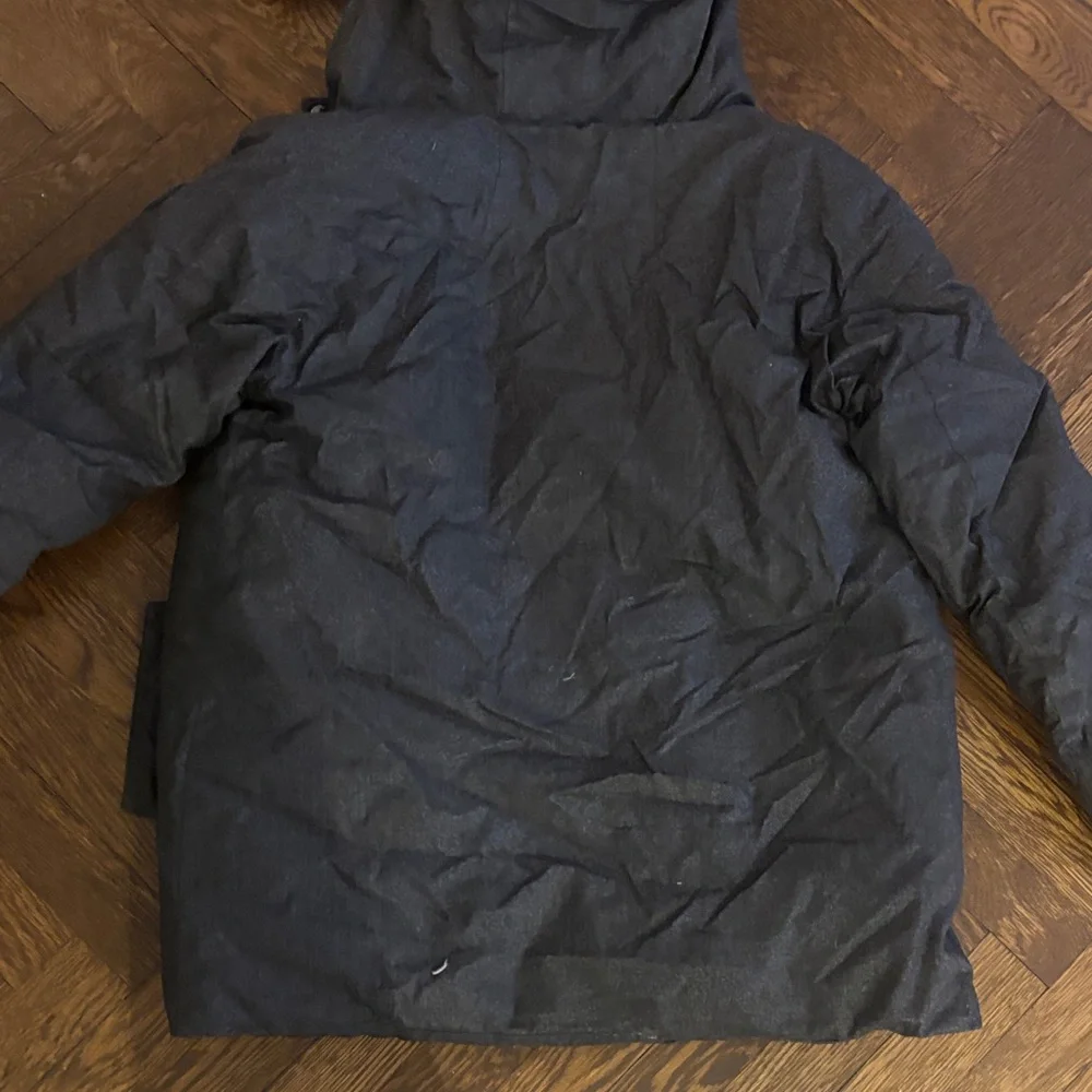 Jacadi Charcoal Puffer Jacket with Faux Fur Hood